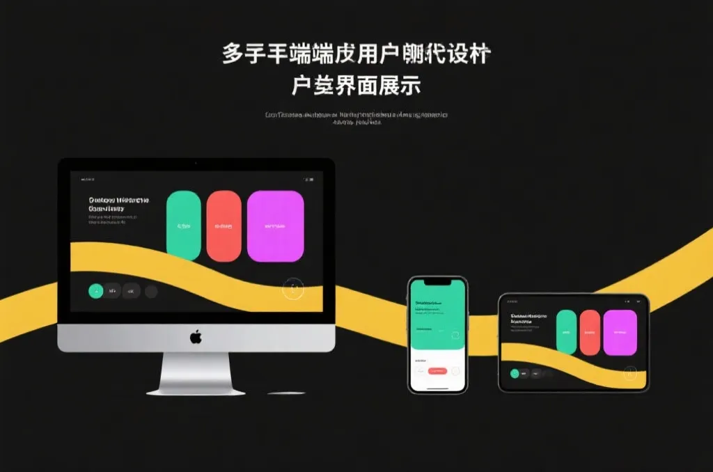 用户界面多端适配示意图
